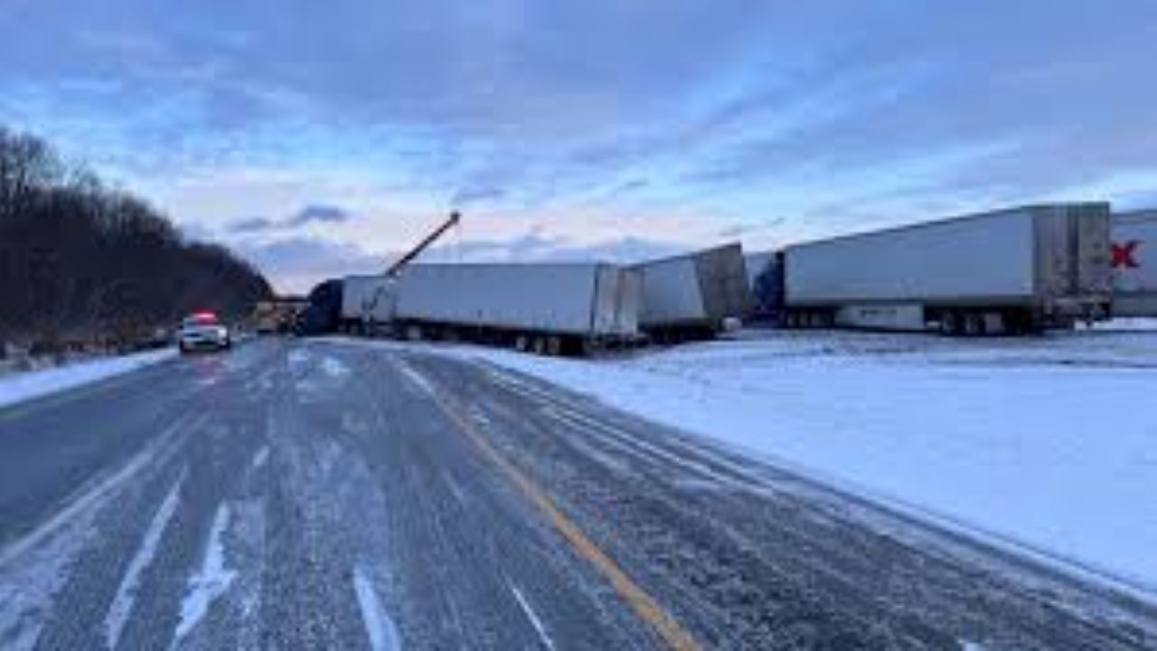 Indiana Toll Road Closed for Hours After Massive 29-Vehicle Pileup in Whiteout Snow