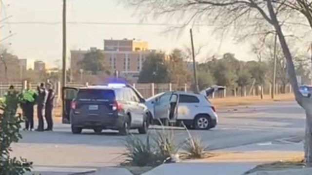 Suspect Taken Into Custody After Crash and Foot Chase Near VA Hospital in Temple