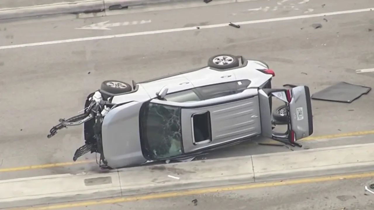 Burglary Suspects Arrested After Police Chase Ends in Multi-Car Crash in West Little River