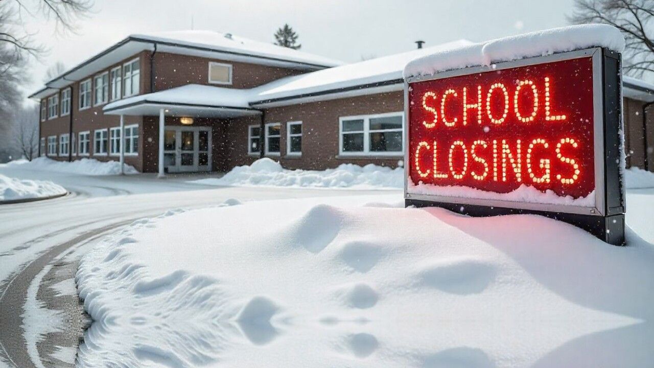 Maryland Schools Close or Shift to Virtual Learning as Snowstorm Brings 3–5 Inches Across Region
