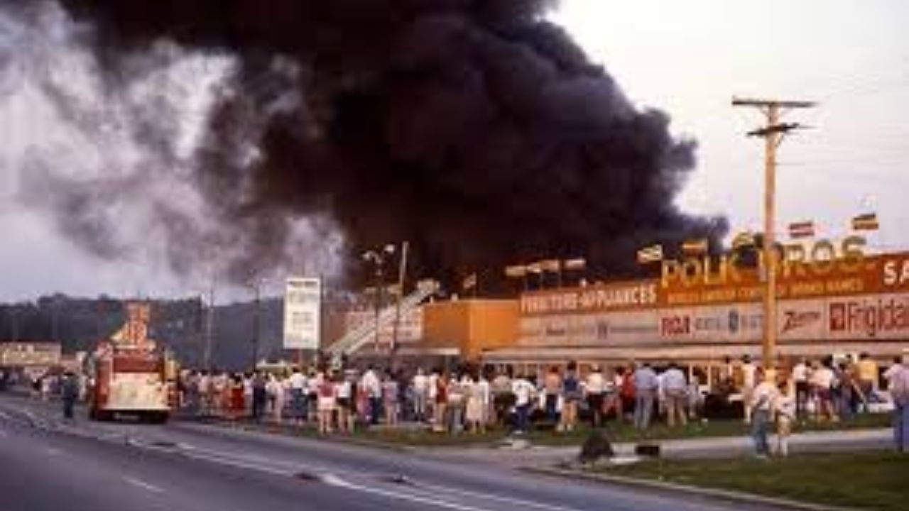 Massive Fire Engulfs Appliance Store in Maywood, Illinois, Spreads to Adjacent Building