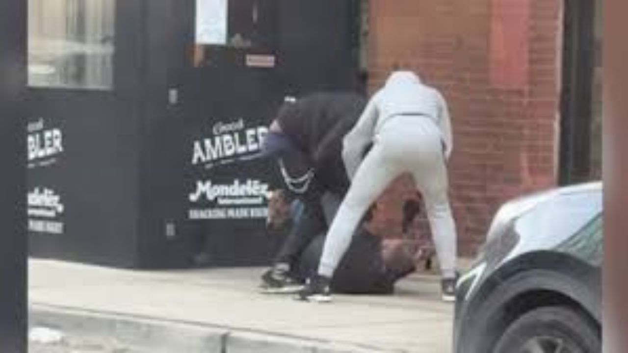 West Loop Armed Robbery Caught on Video as Man Is Beaten at Gunpoint in Broad Daylight