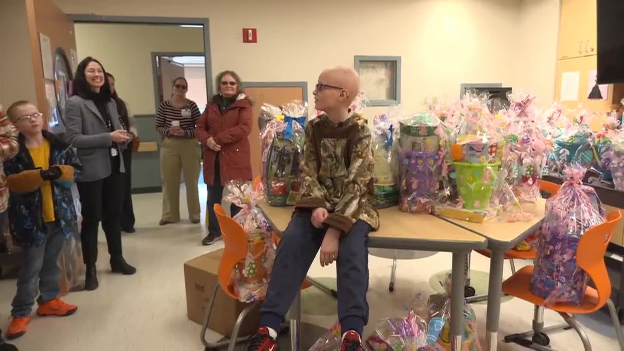 Brave 12-Year-Old Fighting Cancer Spreads Joy with 124 Easter Baskets to Hospitalized Kids