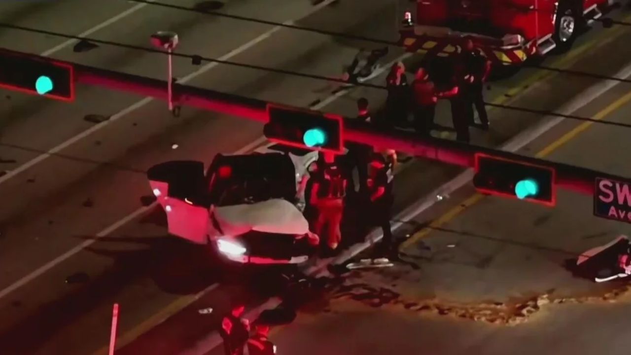 Fort Lauderdale Fire Engine Hit While Responding to Early Morning Collision, Three Hospitalized