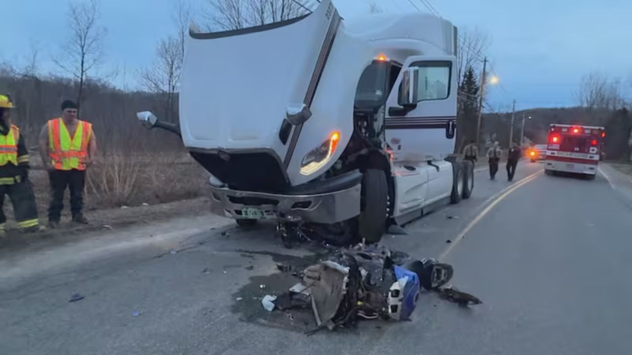 Motorcyclist Pinned Under Tractor-Trailer in Serious Richford Crash, Airlifted in Critical Condition