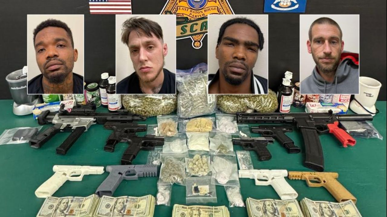 6 Arrested After Major Drug Bust Uncovers Fentanyl, 3D-Printed Gun Parts and $20K Cash