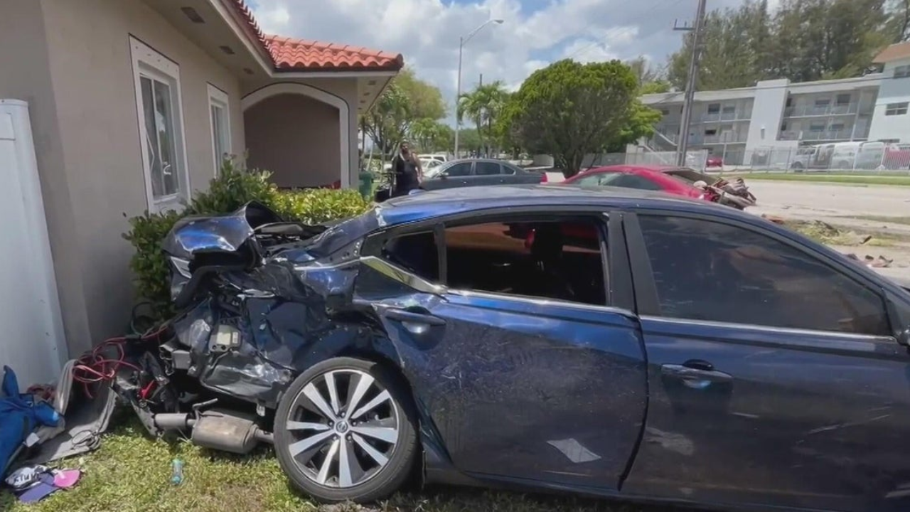 Car Bursts Into Flames on Miami-Dade's 135th Street — 1 Dead, 2 Critical, Neighbors Traumatized