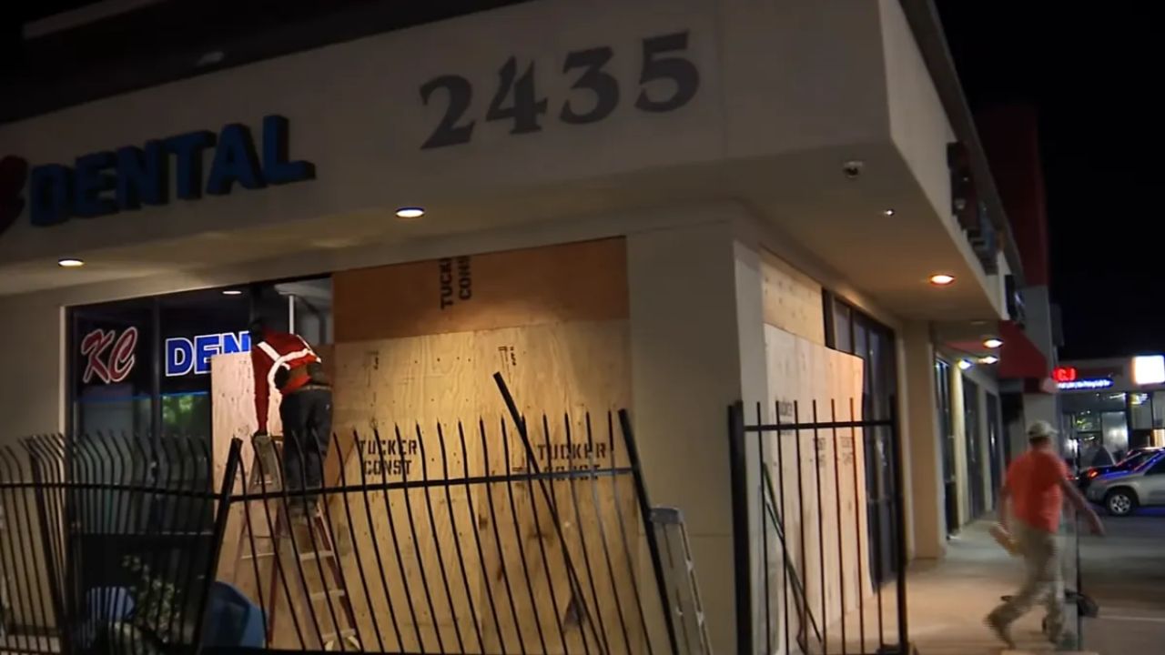 Carjacking Suspect Arrested After Crashing Into Dental Office, Police Say