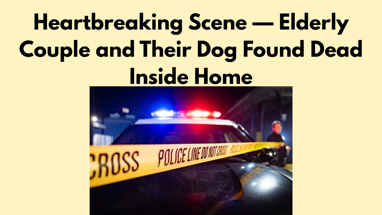 Heartbreaking Scene — Elderly Couple and Their Dog Found Dead Inside Home