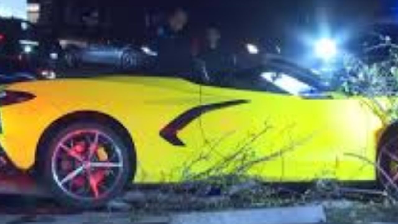 High-Speed Corvette Chase Ends in Crash, Driver Injured