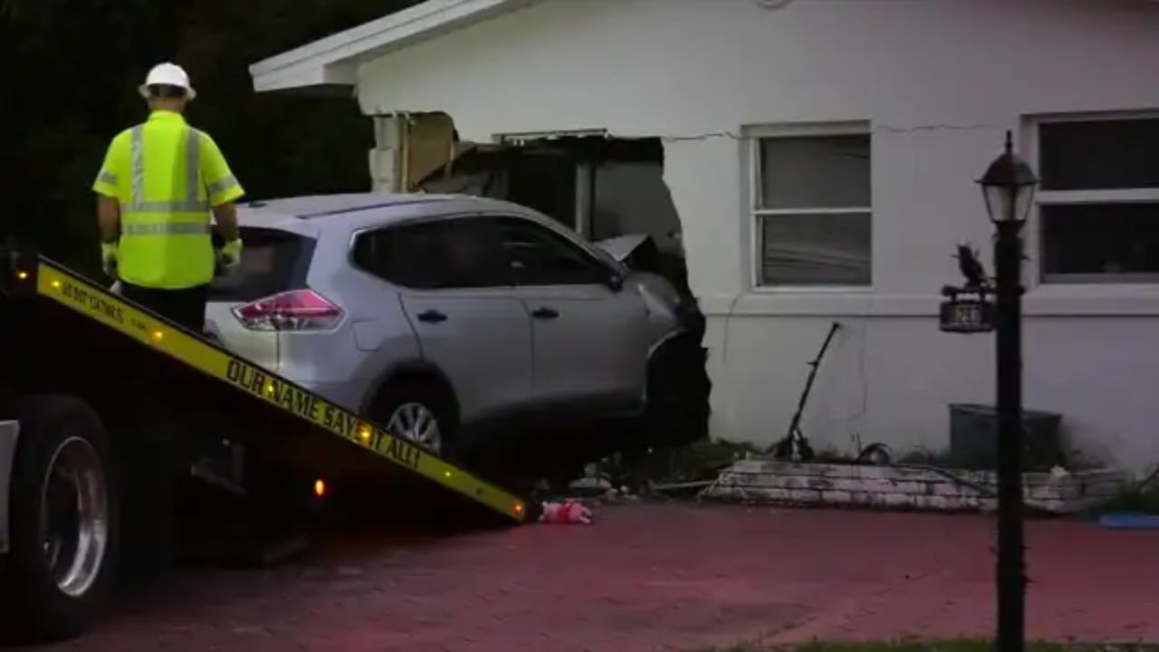 SUV Crashes Into Broward Home, Leaves Family Homeless — Driver Injured