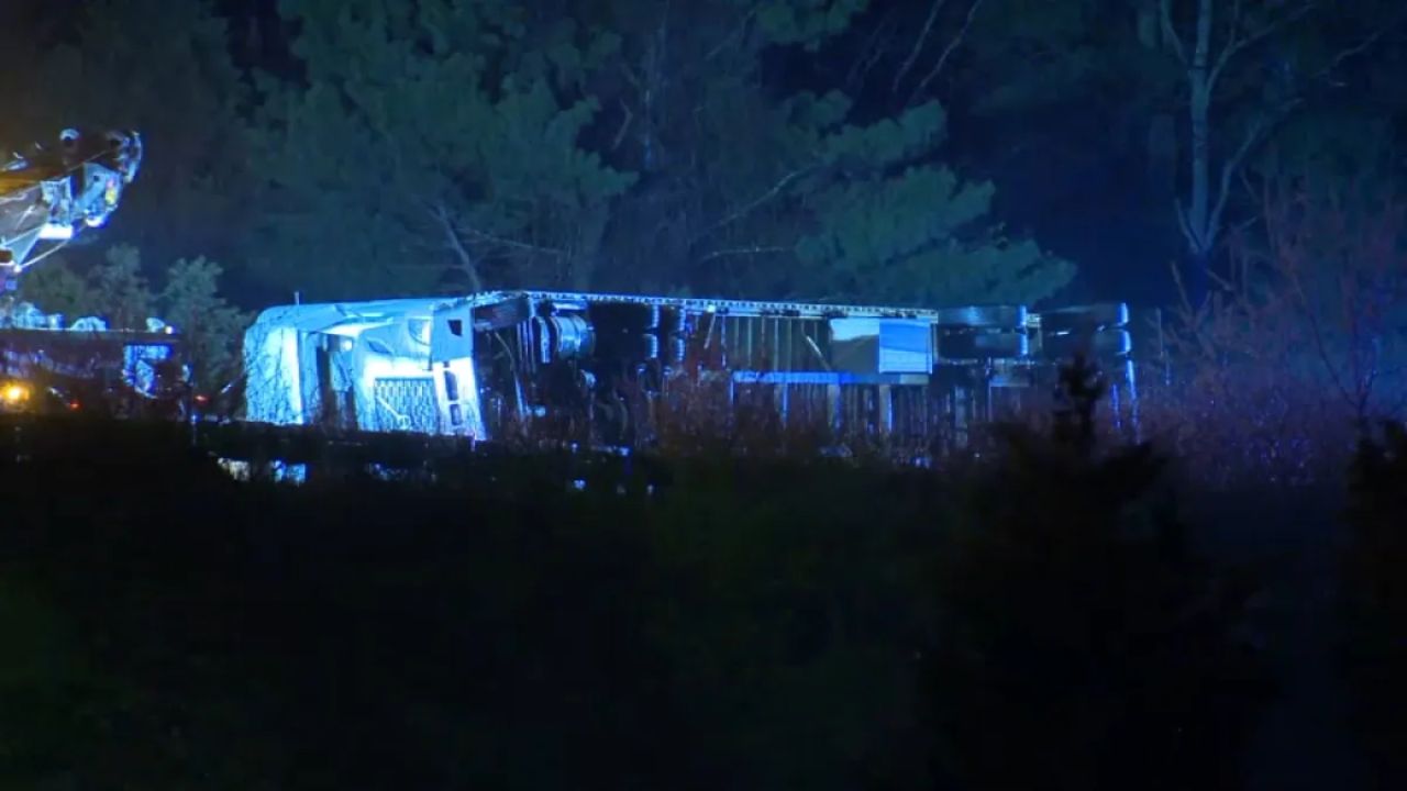 Tractor-Trailer Rollover on Mass. Pike Causes Morning Delays Near Exit 123