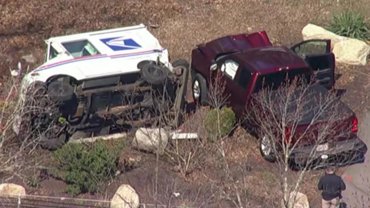 USPS Worker Pinned Under Mail Truck in Massachusetts Crash Survives in “Miraculous” Rescue