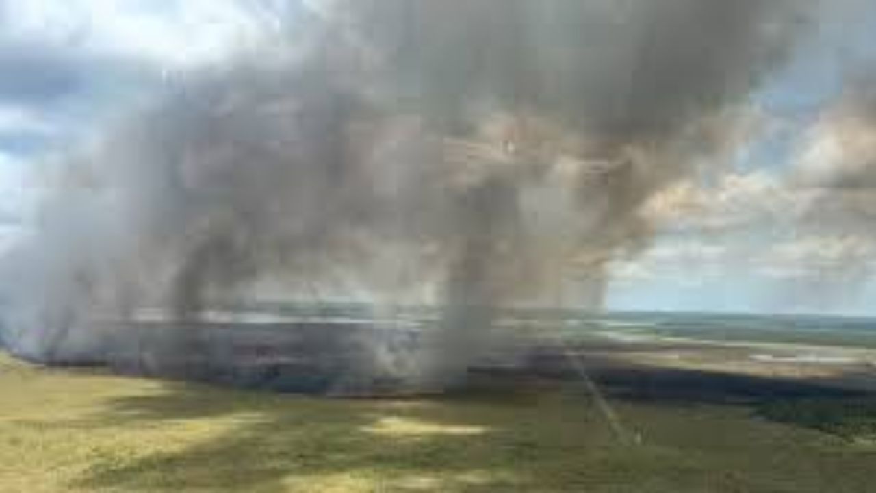 West Palm Beach, Florida — 30 mph Wind Gusts Raise Fire Danger Across South Florida Saturday