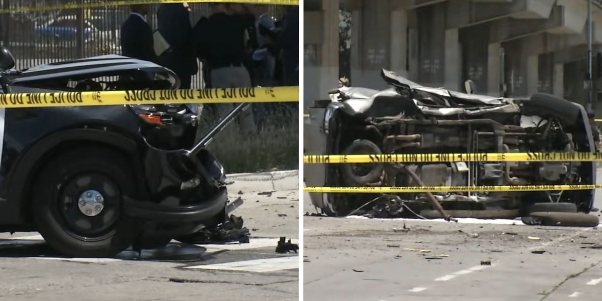 Oakland Police SUV Rammed by Stolen Vehicle — 2 Ejected and Killed, Officer Hurt